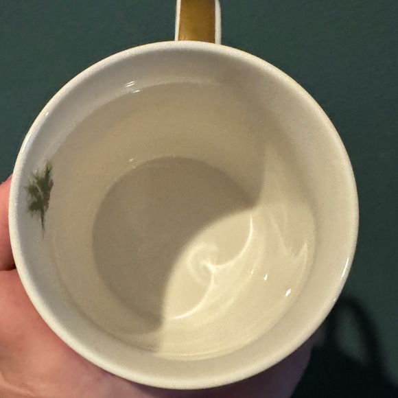 Vicki Sawyer Holiday Mug “Off to the Party” owl with pine and holly crown - Picture 5 of 6